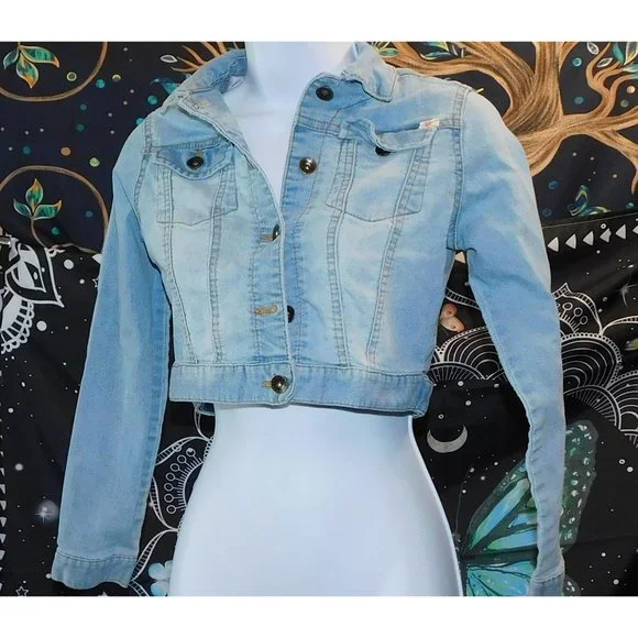 Lucky Brand Cropped Denim Jacket - Picture 3 of 3